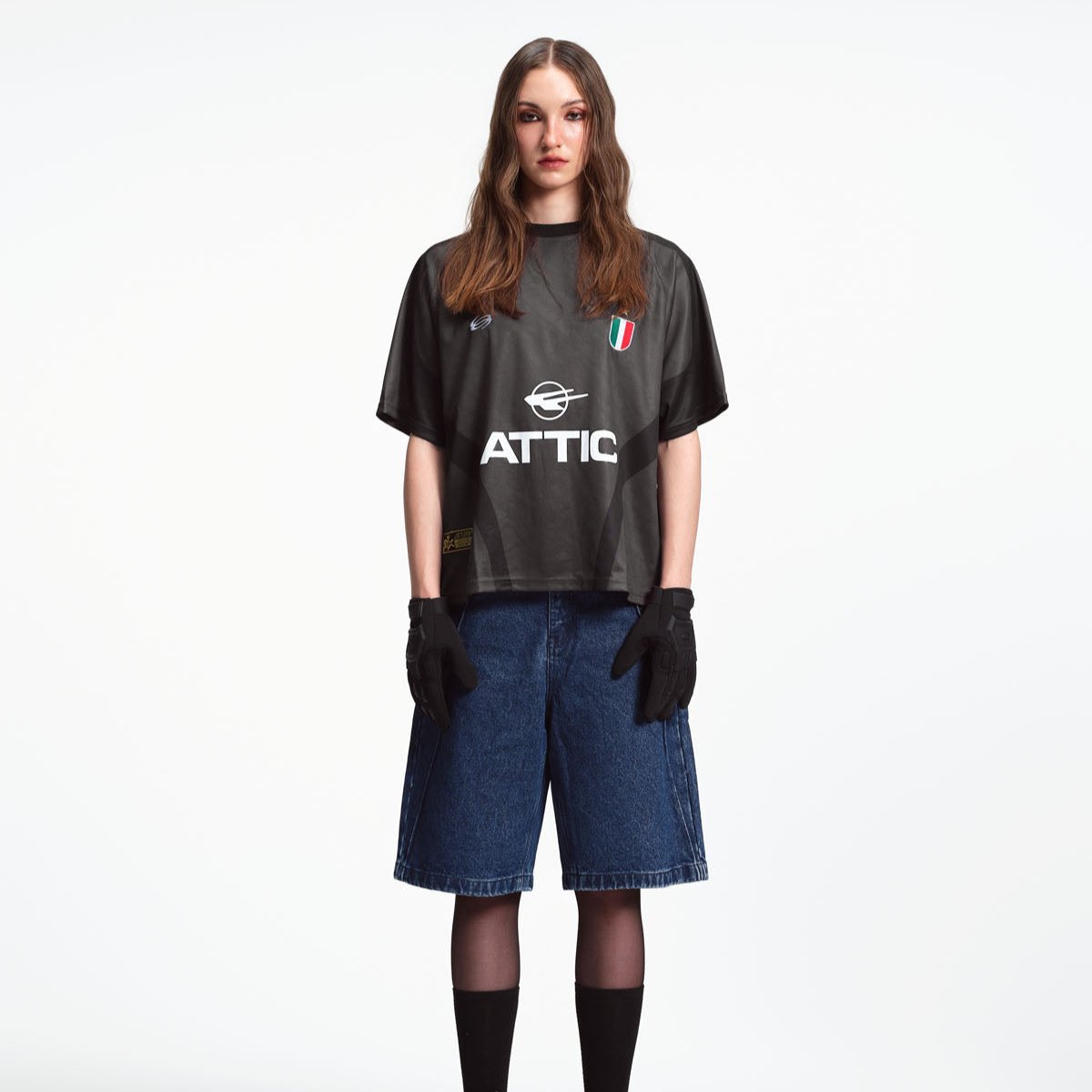 ATTIC FOOTBALL JERSEY (BLACK)