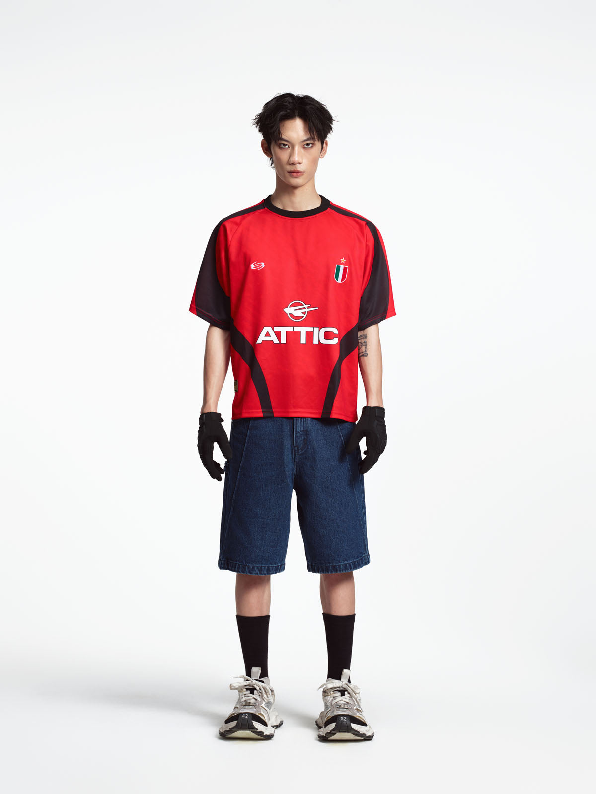 ATTIC FOOTBALL JERSEY (CRIMSON)