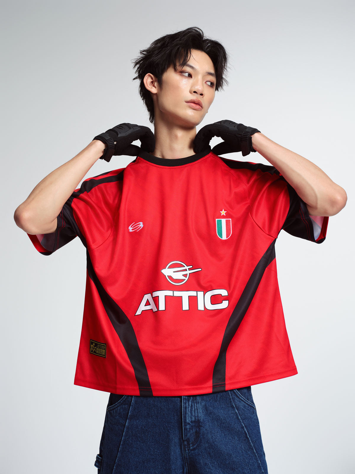 ATTIC FOOTBALL JERSEY (CRIMSON)